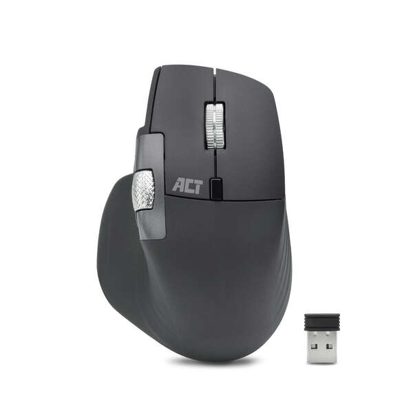 Naar omschrijving van AC5147 - ACT Draadloze bluetooth muis met USB ontvanger zwart