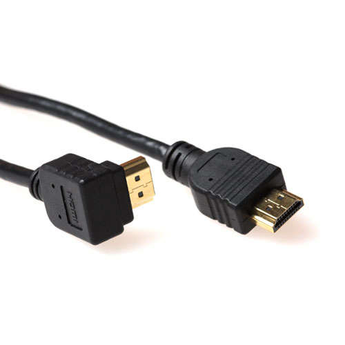 Naar omschrijving van AK3675 - HDMI STANDARD kabel, eenzijdig haaks  0.50m