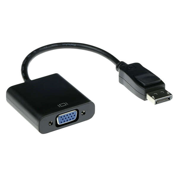 Naar omschrijving van AK3996 - Verloopkabel DisplayPort male - VGA female (0.15m)