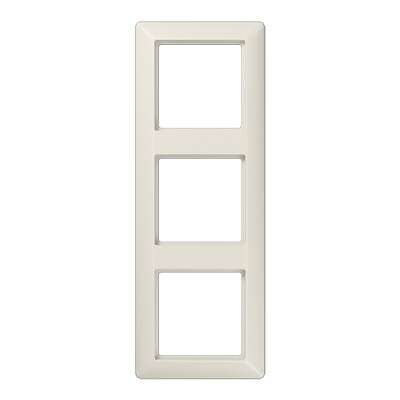 Naar omschrijving van AS583 - JUNG afdekraam 3 voudig - as500 crème RAL1013