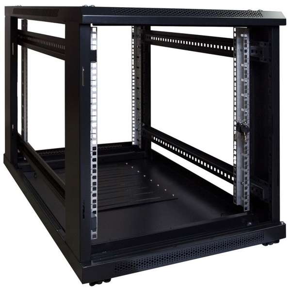 Naar omschrijving van AST19-6012PP - 12U mini serverkast met geperforeerde deur 600x1000x720mm (BxDxH)