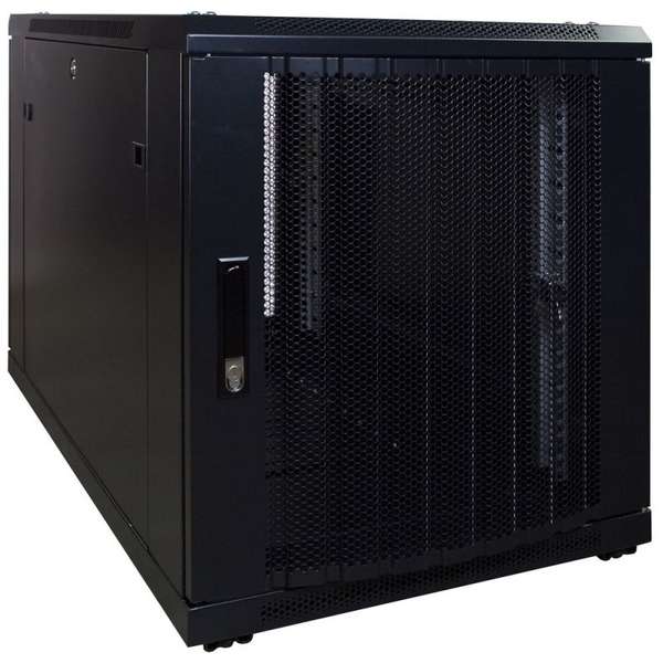 Naar omschrijving van AST19-6012PP - 12U mini serverkast met geperforeerde deur 600x1000x720mm (BxDxH)