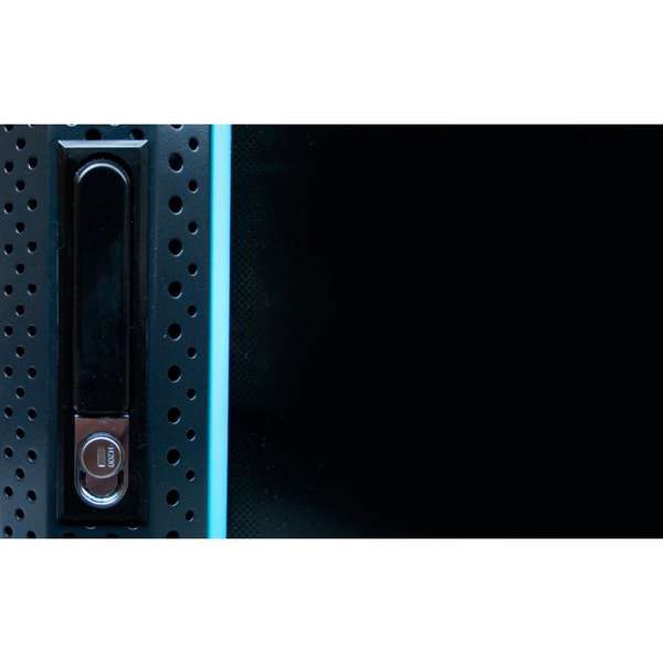 Naar omschrijving van AST19-6018 - 18U serverkast met glazen deur 600x1000x1000mm (BxDxH)