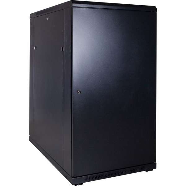 Naar omschrijving van AST19-6022 - 22U serverkast met glazen deur 600x1000x1200mm (BxDxH)