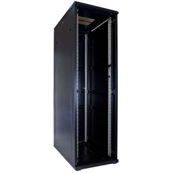 Naar omschrijving van AST19-6042 - 42U, 19Inch serverkast, glazen deur (BxDxH) 600x1000x1983mm