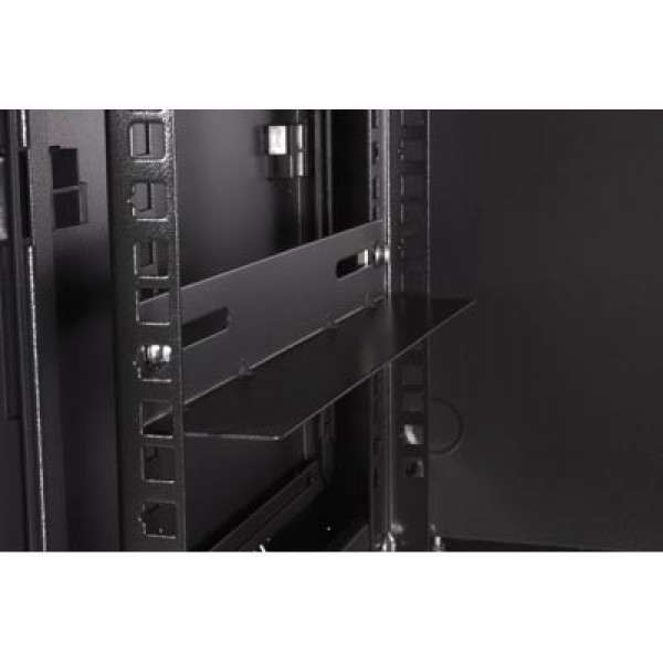 Naar omschrijving van AST19-6412 - 12U wandkast met glazen deur 600x450x635mm (BxDxH)