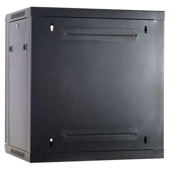 Naar omschrijving van AST19-6412M - 12U wandkast met metalen deur 600x450x635mm (BxDxH)