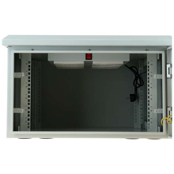 Naar omschrijving van AST19-6606-OUT - 6U outdoor patchkast voor wandmontage IP55 - 600x600x368mm (BxDxH)