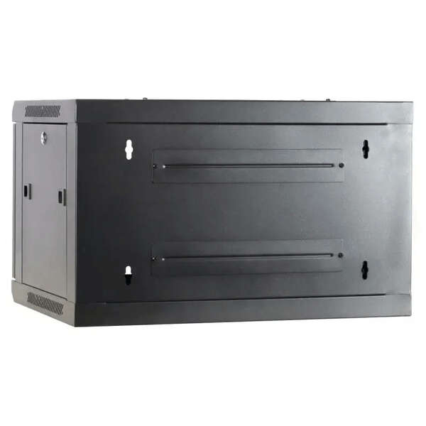 Naar omschrijving van AST19-6606M - 6U wandkast met metalen deur 600x600x368mm (BxDxH)