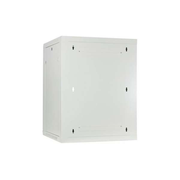 Naar omschrijving van AST19-6606W-FD - 6U witte wandkast met glazen deur 600x600x368mm (BxDxH)