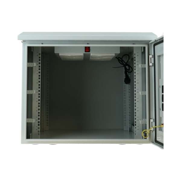 Naar omschrijving van AST19-6612-OUT - 12U outdoor patchkast voor wandmontage IP55 - 600x600x635mm (BxDxH)