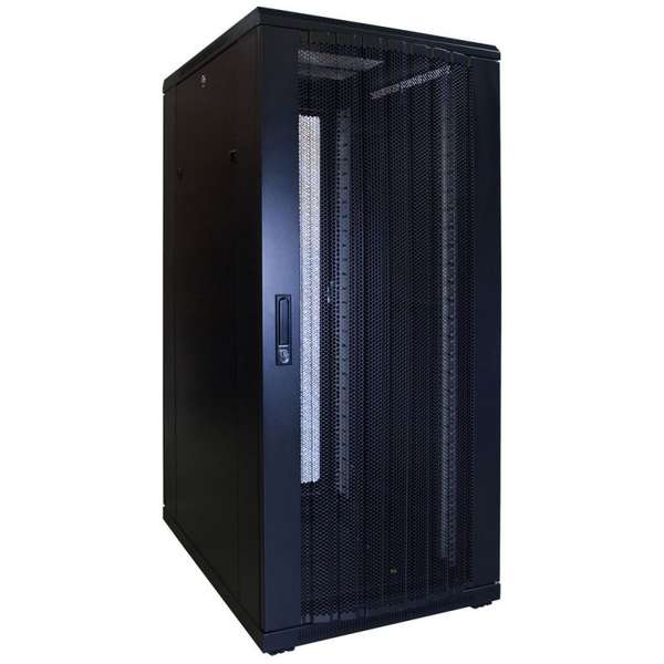 Naar omschrijving van AST19-6627PP - 27U serverkast met geperforeerde deur 600x600x1400mm (BxDxH)