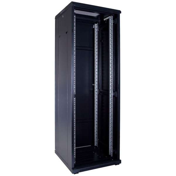 Naar omschrijving van AST19-6637 - 37U serverkast met glazen deur 600x600x1800mm (BxDxH)