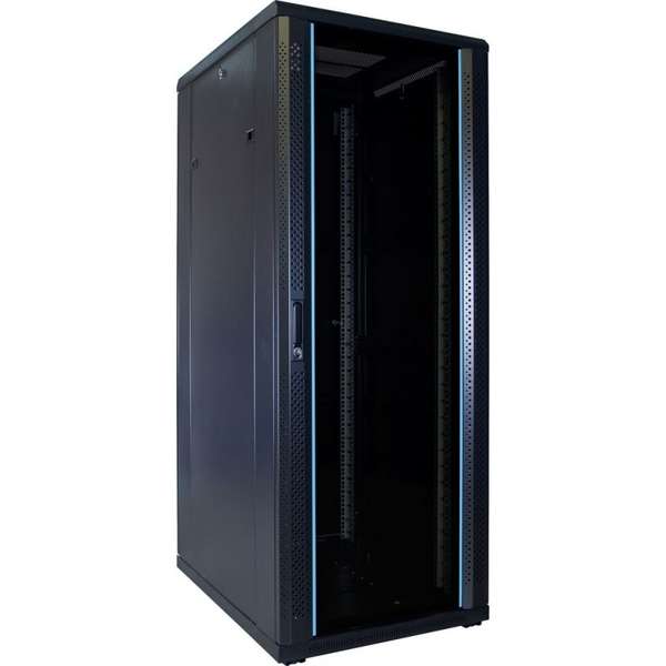 Naar omschrijving van AST19-6832 - 32U, 19Inch serverkast, glazen deur (BxDxH) 600x800x1538mm