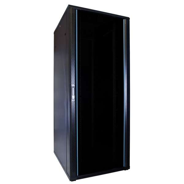 Naar omschrijving van AST19-6847 - 47U serverkast met glazen deur afmetingen: 600x800x2200mm (BxDxH)