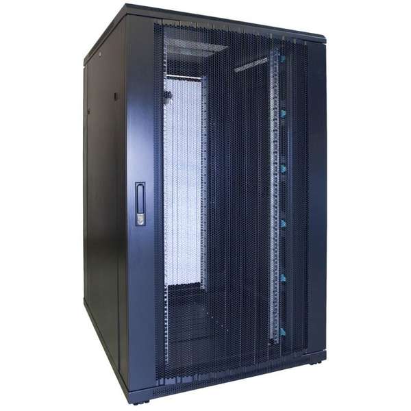 Naar omschrijving van AST19-8027PP - 27U serverkast met geperforeerde deur 800x1000x1400mm (BxDxH)