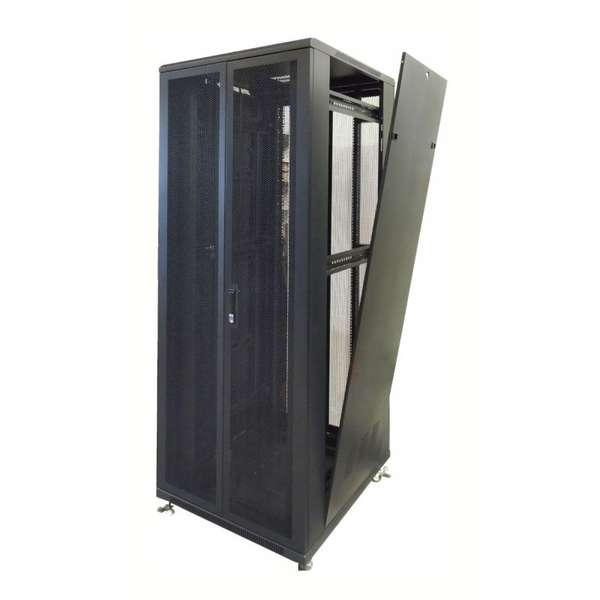 Naar omschrijving van AST19-8247DD - 47U serverkast met dubbele geperforeerde voor- en achterdeur 800x1200x2200mm