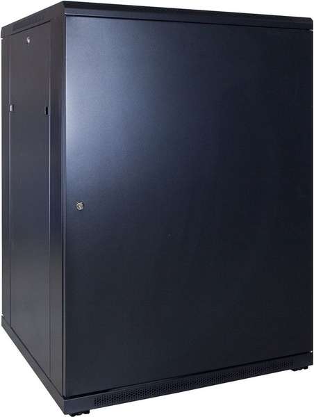 Naar omschrijving van AST19-8822 - 22U serverkast met glazen deur 800x800x1200mm (BxDxH)