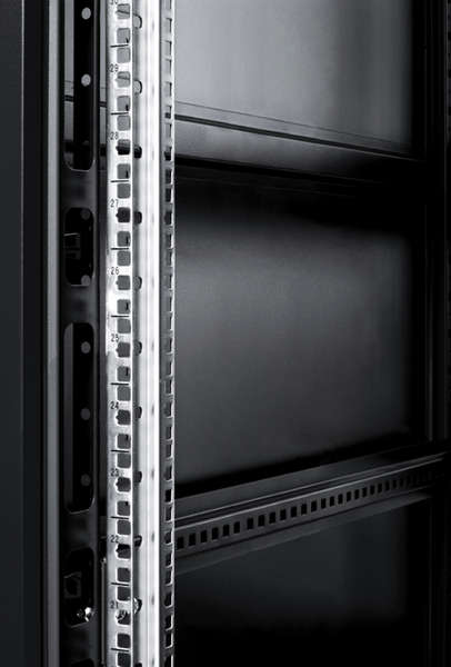 Naar omschrijving van AST19-8047DD - 47U serverkast met dubbele geperforeerde voor- en achterdeur 800x1000x2200mm (Bx