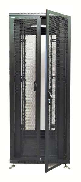 Naar omschrijving van AST19-8047DD - 47U serverkast met dubbele geperforeerde voor- en achterdeur 800x1000x2200mm (Bx