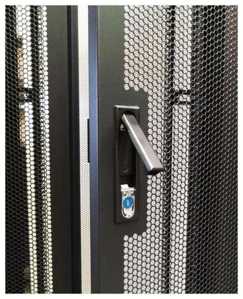 Naar omschrijving van AST19-8047DD - 47U serverkast met dubbele geperforeerde voor- en achterdeur 800x1000x2200mm (Bx