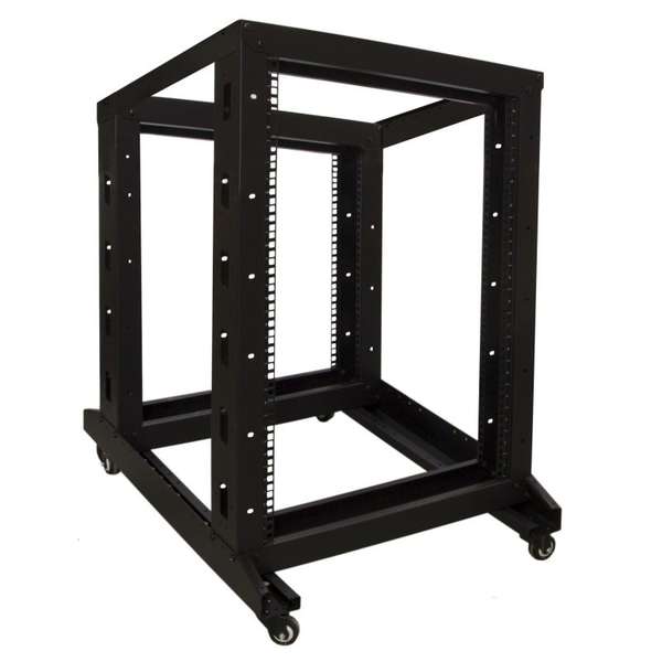 Naar omschrijving van AST19-RR6818 - 18U relay rack op wielen 600x800x1000mm (BxDxH)