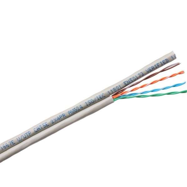 Naar omschrijving van BEL-1667E-500 - Twin UTP Cat.5E Belden 1667E grijs 500 meter haspel