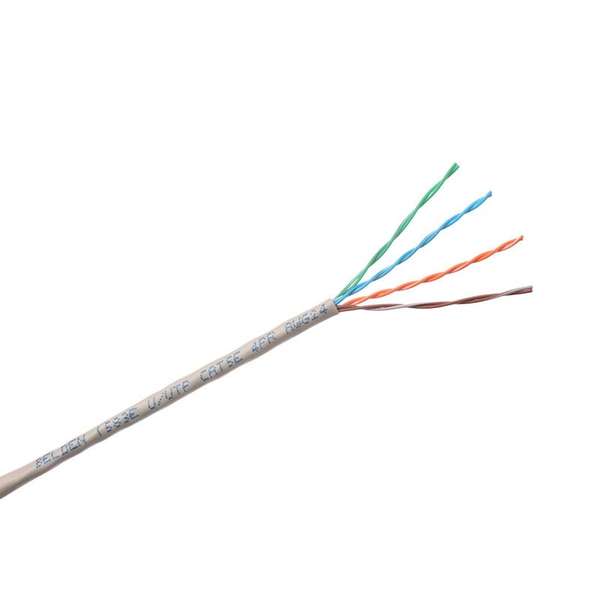 Naar omschrijving van BEL-1583E-305 - Belden Cat. 5e UTP installatie kabel, Grijs, doos 305m