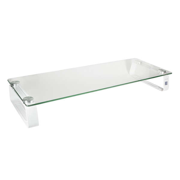 Naar omschrijving van BP0027 - Glass tabletop monitor riser, max. 20 kg