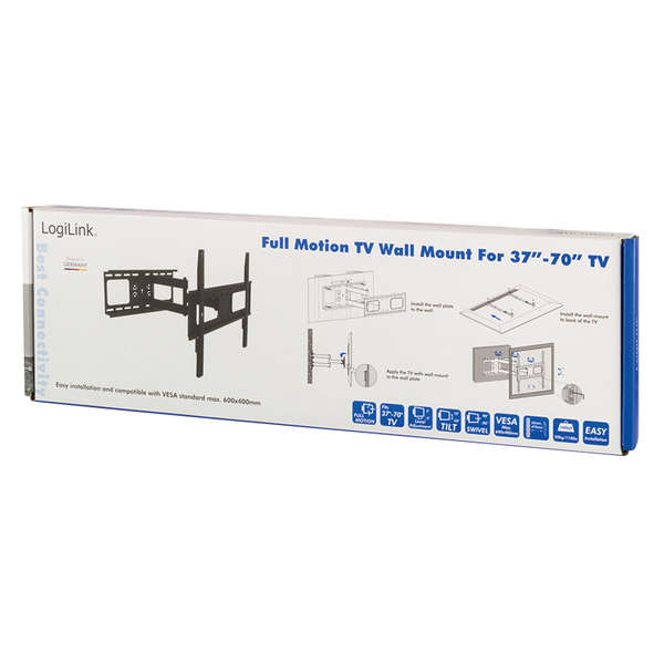 Naar omschrijving van BP0028 - TV wall mount 37â€“70 inch tilt  swivel 50 kg max