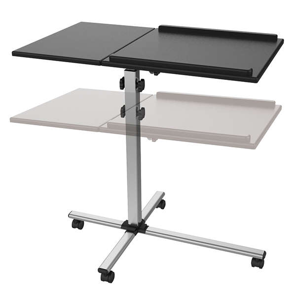 Naar omschrijving van BP0068 - Projector/laptop trolley, height adjustable, tilt, 10 kg max.