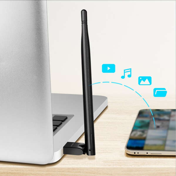 Naar omschrijving van BT0067 - USB-A BT5.3 adapter, USB 2.0, with antenna