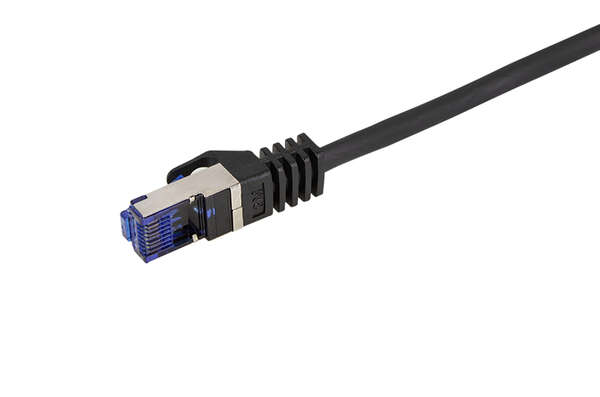 Naar omschrijving van C6A033S - Patch cable Cat.6A S/FTP Ultraflex GHMT certified, black  1.0m