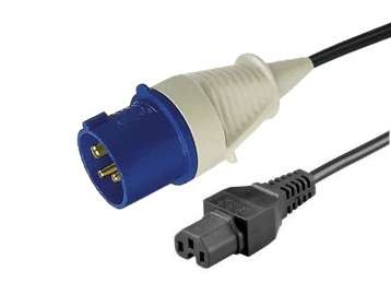 Naar omschrijving van CEE16-3PM-C15-7 - Verlengsnoer CEE 2p+A Male - C15 7m