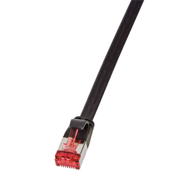 Naar omschrijving van CF2023S - Patch Cable Flat Cat.6A Shielded  0,50m black