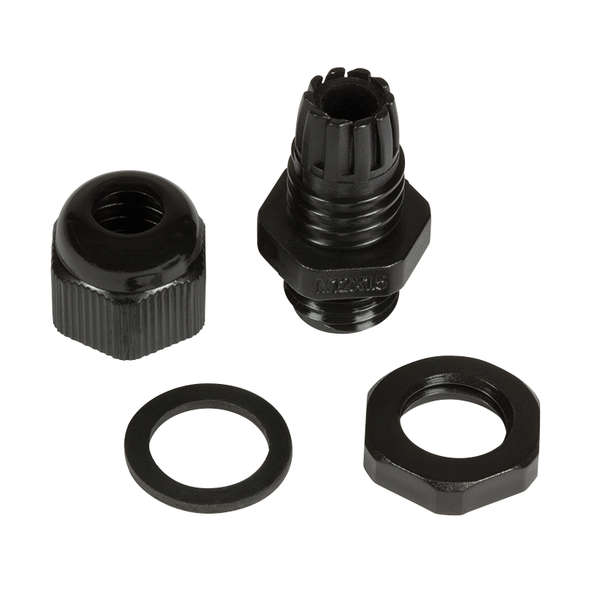 Naar omschrijving van CG0M16B - Cable gland M16 set with 10pcs IP68 black