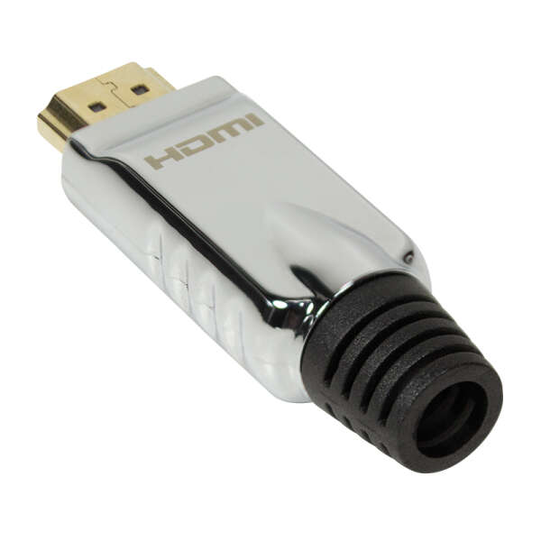 Naar omschrijving van CHP001 - HDMI Connector for Self Assembling, A/M, metal, silver