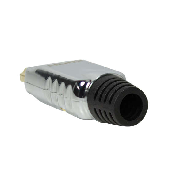 Naar omschrijving van CHP001 - HDMI Connector for Self Assembling, A/M, metal, silver