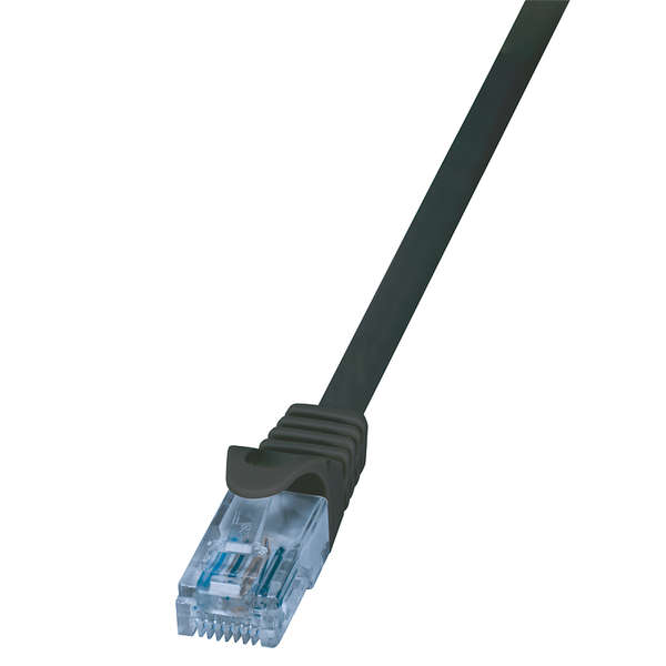 Naar omschrijving van CP3073U - Patch cable Econline, Cat.6A, U/UTP, black, 5 m