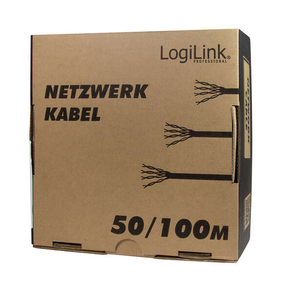 Naar omschrijving van CPV0053 - Cat.7 600 MHz Installation Cable 26 AWG S/FTP, 50m, white