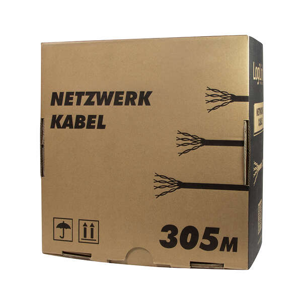 Naar omschrijving van CPV0055 - Cat.7 600 MHz Installation Cable 26 AWG S/FTP, 305m, white