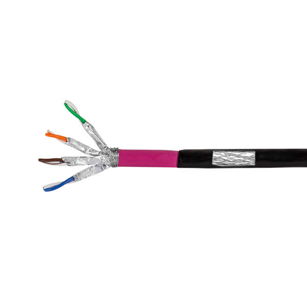 Naar omschrijving van CPV0084 - Cat.7 outdoor network cable (direct burial cable), LSZH-PE, 1000 mHz, 500 m