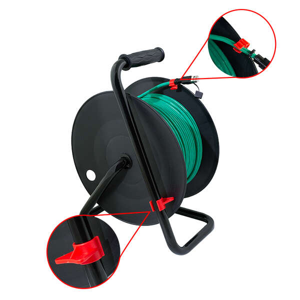 Naar omschrijving van CQ3080S - Cat.6A Mobile Cable Reel S/FTP, 80 m patch cord