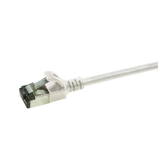 Naar omschrijving van CQ9031S - Slim CAT6A patchkabel U/FTP PIMF SlimLine wit 1m