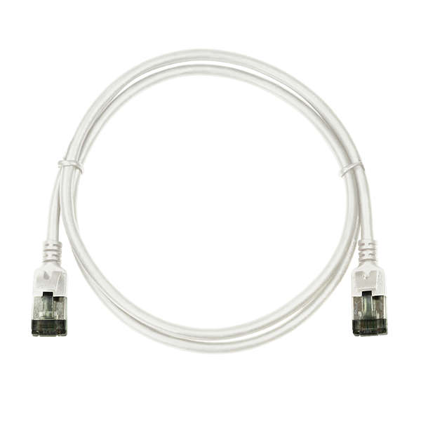 Naar omschrijving van CQ9071S - Slim CAT6A patchkabel U/FTP PIMF SlimLine wit 5m