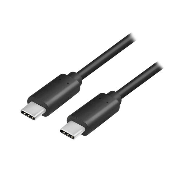Naar omschrijving van CU0129 - USB 3.2 Gen2x1 Cable, USB-C to USB-C, black, 1 m