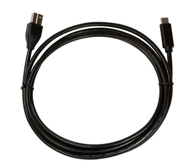 Naar omschrijving van CU0163 - USB 3.2 Gen1 Type-C cable, C/M to USB-B/M, black, 2 m