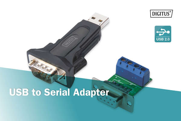 Naar omschrijving van DA-70157 - USB 2.0 to serial Converter, RS485 incl. USB A Cable 80cm USB A M / USB A F