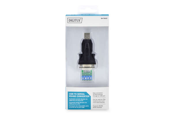 Naar omschrijving van DA-70157 - USB 2.0 to serial Converter, RS485 incl. USB A Cable 80cm USB A M / USB A F