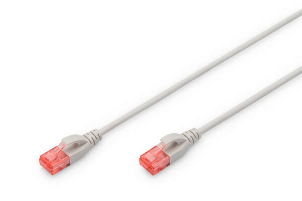 Naar omschrijving van DD6GS020 - Grijs LSZH U/UTP CAT6 slimline patchkabel snagless 2m